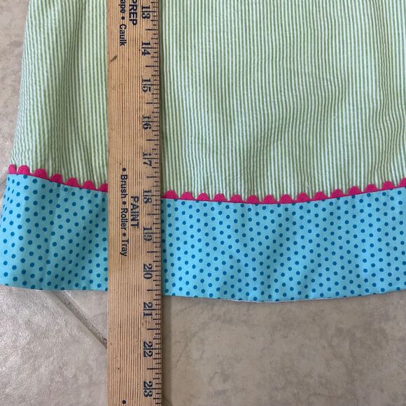 Mulberry St. Dress Little Girls Size 4 Jumper Dress Appliqué’ Turtles NWT! USA - Picture 7 of 9